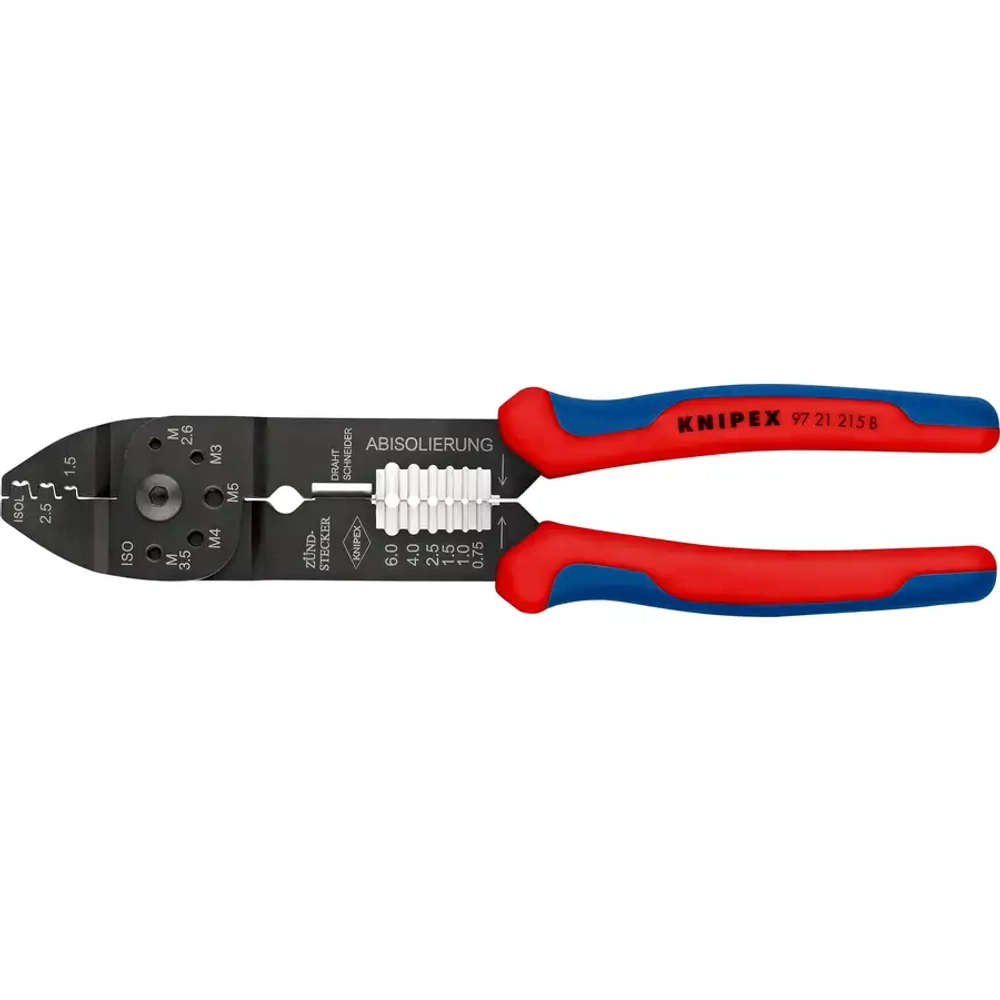 Клещи зажимные для опрессовки чернёные 230 мм Knipex 97 21 215 B