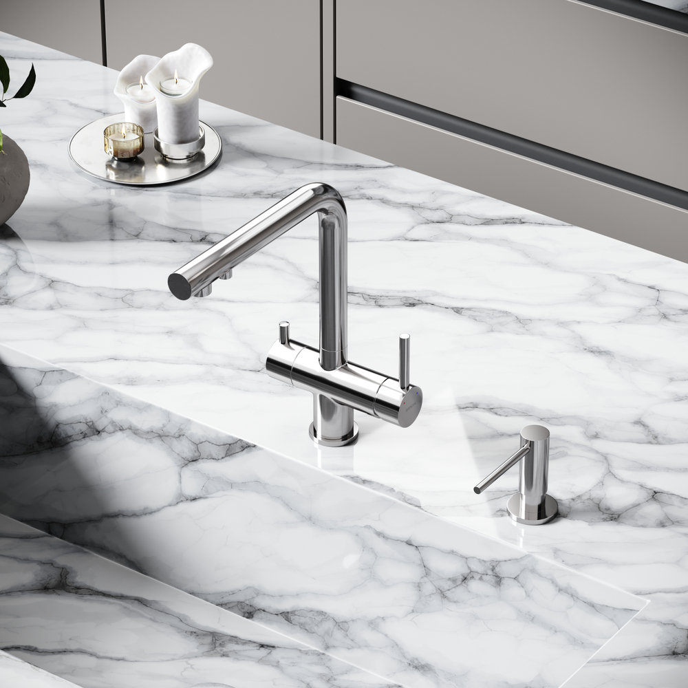 Смеситель для кухни Sancos Foster с краном для фильтра, брашированный никель, SC4014BN, арт. SC4014BN