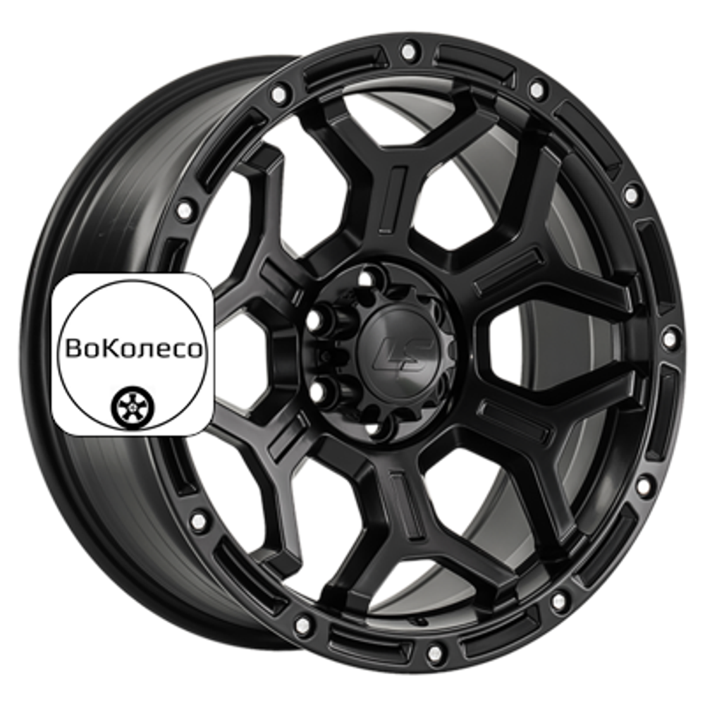 9x18/6x114,3 ET25 D67,1 RC68 BKS (конус, Колпак+лого) LS FlowForming