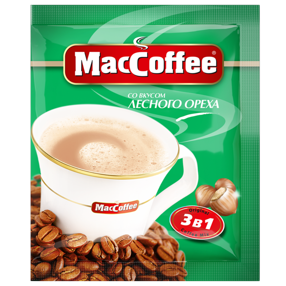 Кофе MacCoffee Лесной орех 10 пакетов