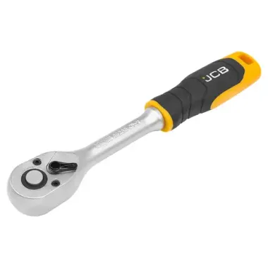 Трещотка реверсивная с резиновой ручкой 3/8'' JCB JCB-80233