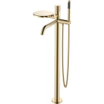 Напольный смеситель для ванны с душем Boheme Stick 129-GG.2 gold touch gold