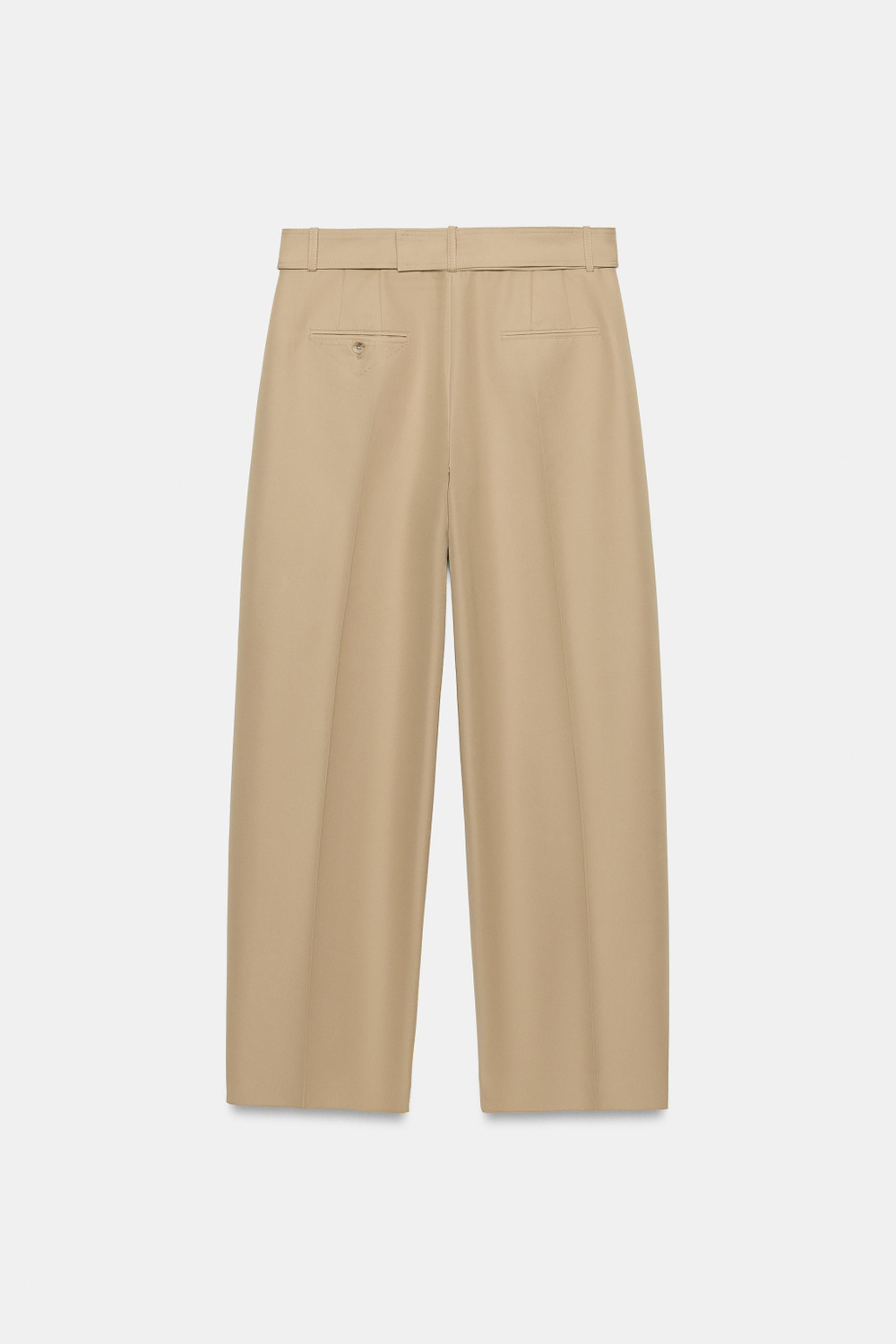 БРЮКИ С ЗАЩИПАМИ И ПОЯСОМ — ZW COLLECTION — ZARA