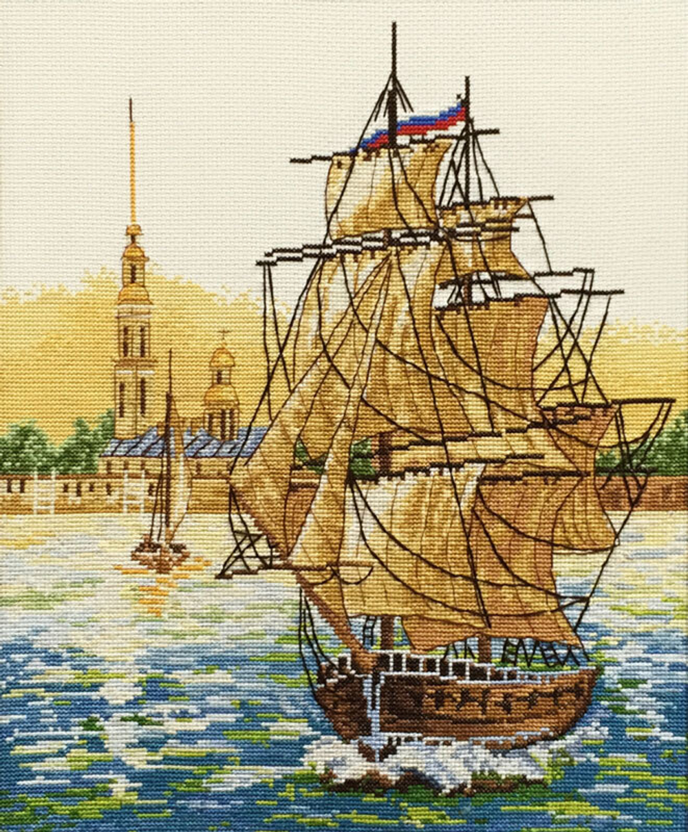 Набор для вышивания "Невский мотив" по картине И. Морозова 30 х 35 см (Россия)