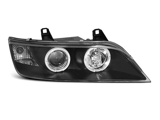 Передние фары angel eyes black для BMW Z3