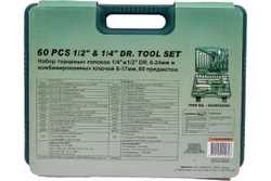 Универсальный набор торцевых головок 1/4"DR 6-13 мм и 1/2"DR 12-24 мм Jonnesway S04H52460S
