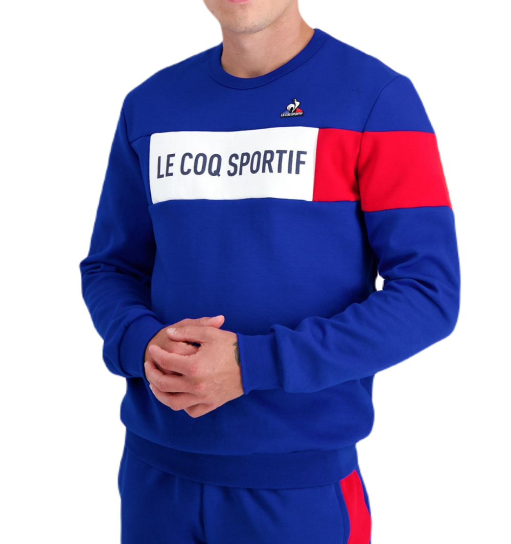 Мужская теннисная толстовка Le Coq Sportif TRI Crew Sweat N°1 SS23