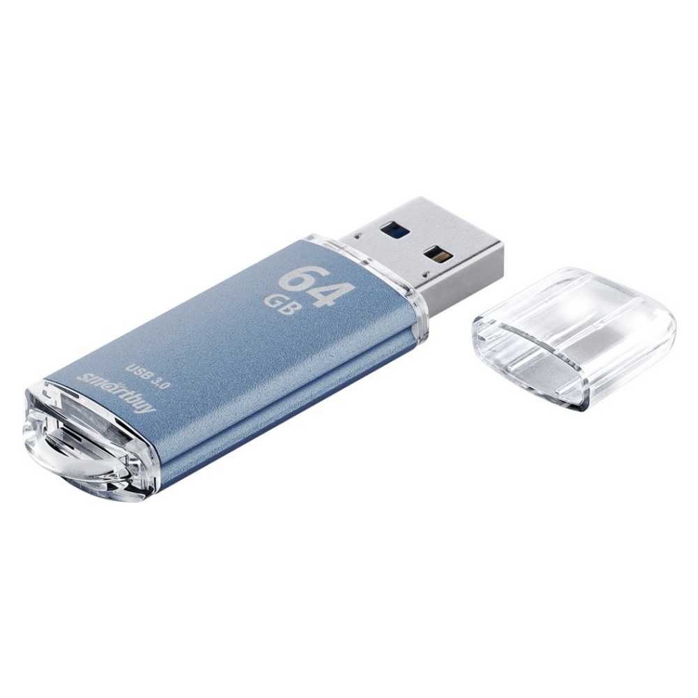 3.0 USB флеш накопитель Smartbuy 64GB V-Cut Blue (SB64GBVC-B3)
