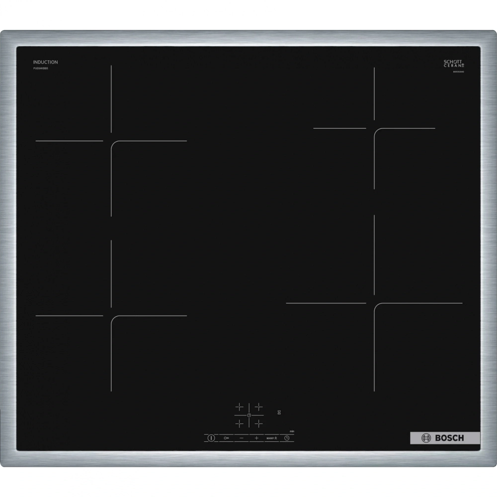 Индукционная варочная панель Bosch PUE64KBB5E черная