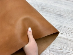 Краст цв. Коричневый / Crust Dark Tan, толщ. 1,8-2,0 мм, натуральная кожа