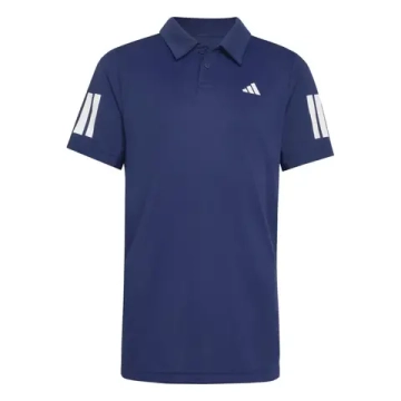 Футболка для мальчика теннисная Adidas Club Tennis 3 Stripes - dark blue