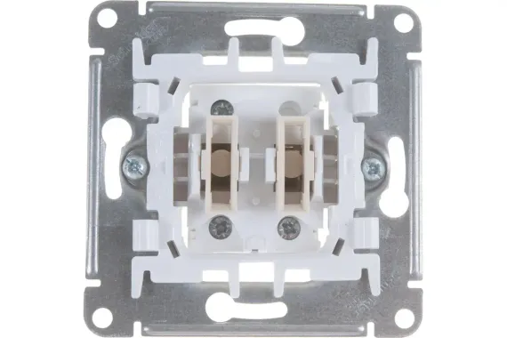 Выключатель Systeme Electric ATLASDESIGN 2-клавишный белый 35965