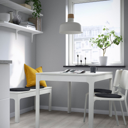 IKEA ÄNGSFRÄKEN  (ИКЕА ЭНГСФРЭКЕН)  -  Подушка на стул - чёрная для дома и улицы 36 см