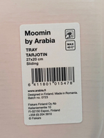 Поднос Moomin Arabia "Спуск с горы", 27х20 см