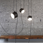 Светильник подвесной Flos Aim 5 black by Ronan & Erwan Bouroullec