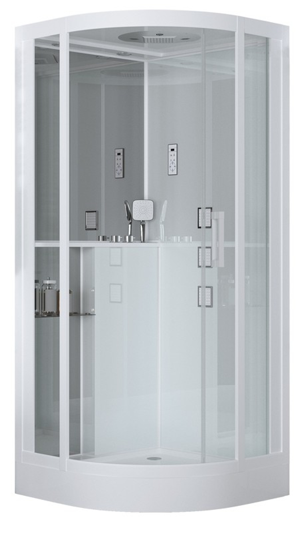 Душевая кабина Grossman Cosmo GR141 (100x100x215) дверь раздвижная,4 места