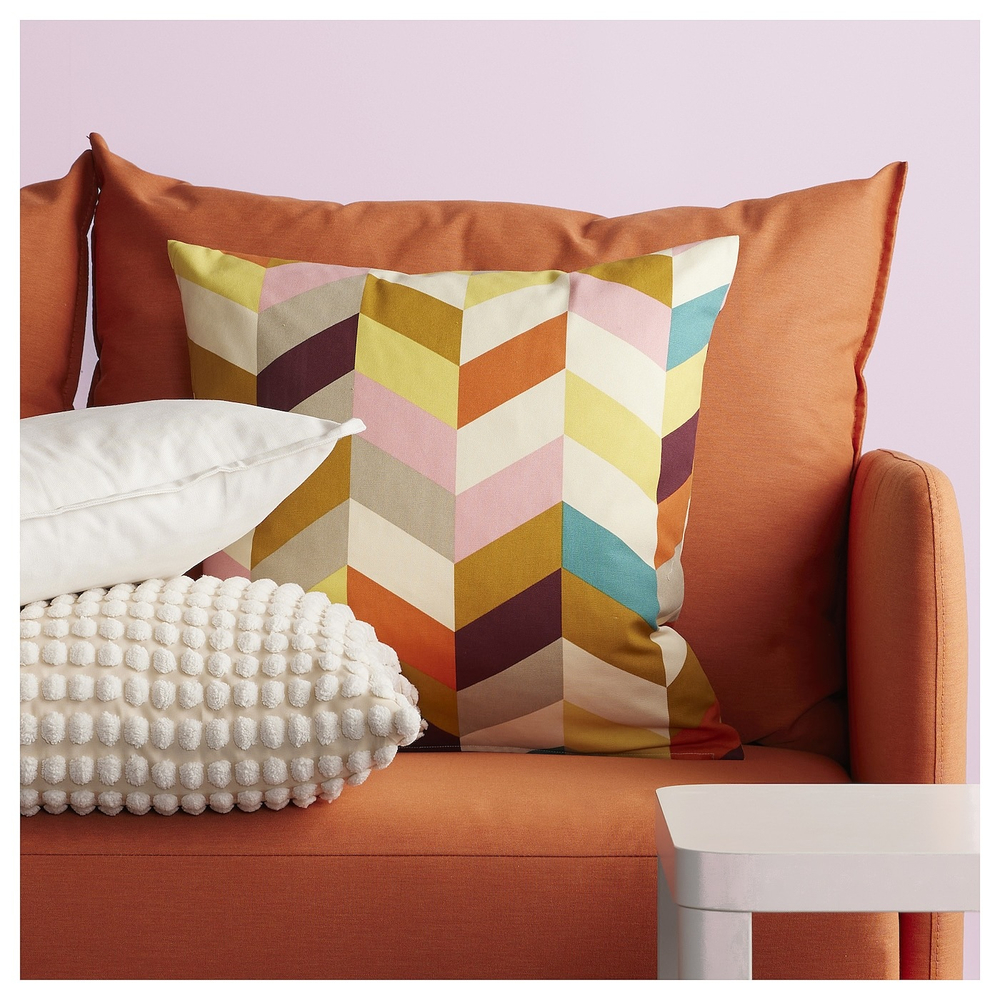 IKEA HANNELISE (ИКЕА ХАННЕЛИСЕ) — Подушка, разноцветная, 50x50 см, фото 5