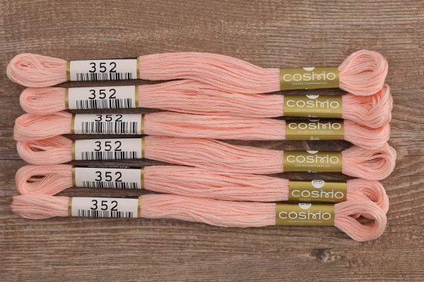 Мулине Lecien Cosmo, цв. 0352 / 6 мот. по 8 метров, в 6 сложений