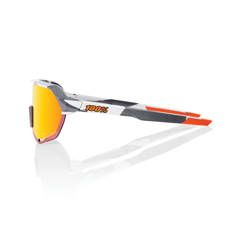 Спортивные очки 100% S2 - Soft Tact Grey Camo - HiPER Red Multilayer Mirror Lens