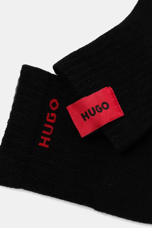 Носки (2 пары) мужские HUGO 2P SH WOVEN LABEL CC 10267309 01