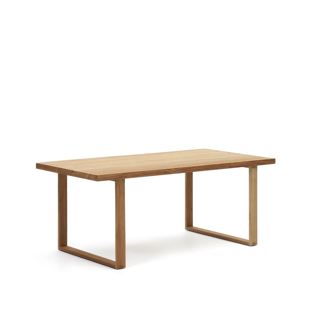 Уличный стол La Forma (ex Julia Grup) Canadell из 100% переработанного тикового дерева 180 x 90 см