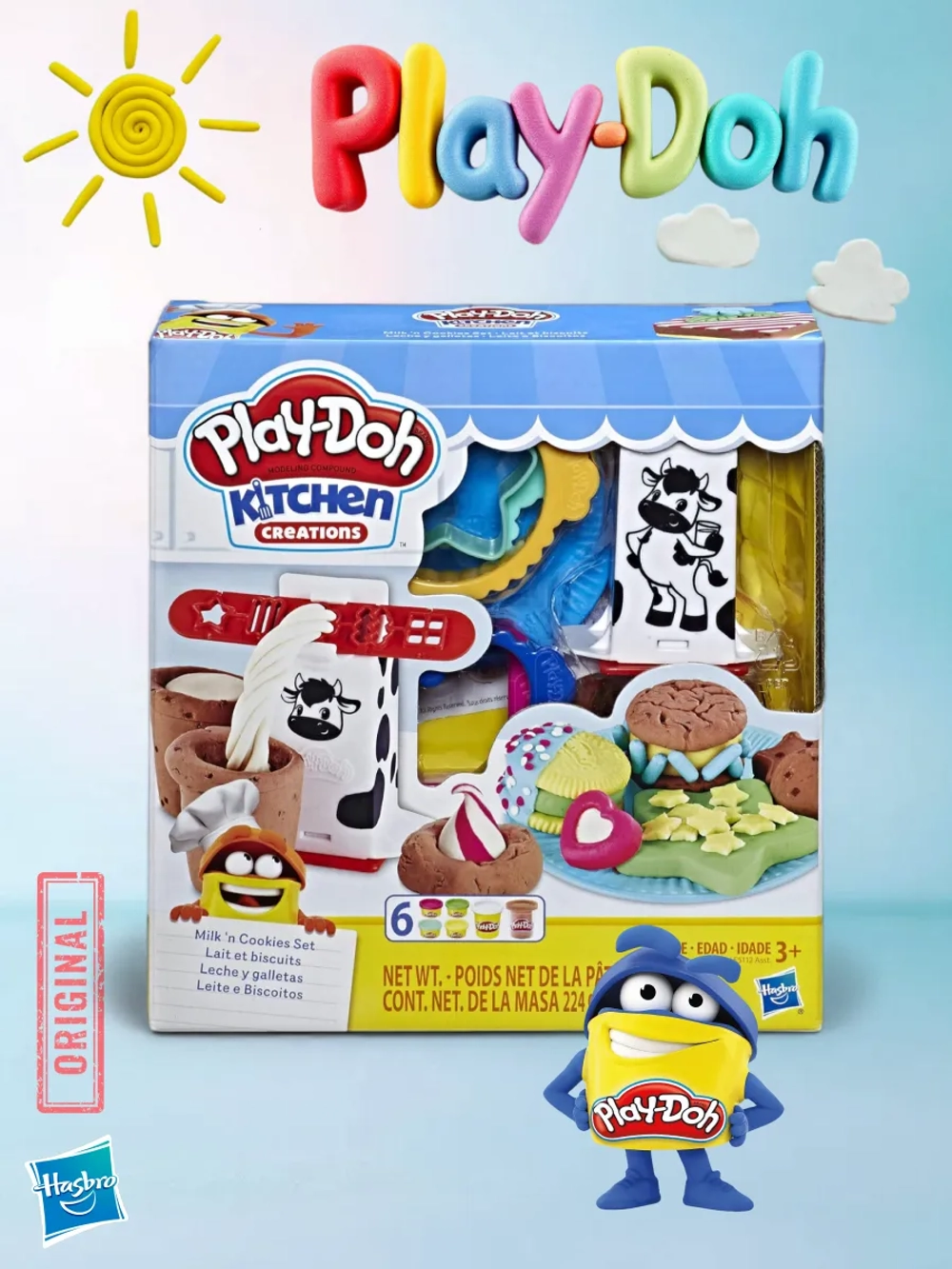 Игровой набор Play-Doh Плей До Молоко и печенье E5471