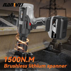 Гайковерт аккумуляторный Nanwei NW-W5150-6, 20 В, 1500–1600 Нм