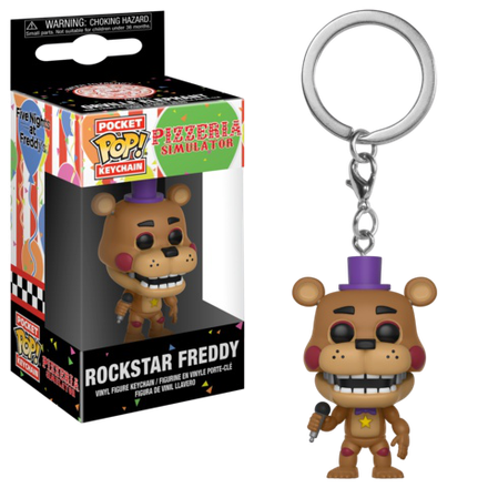 Брелок Funko Pocket POP! Keychain: FNAF:Pizza Sim: Rockstar Freddy