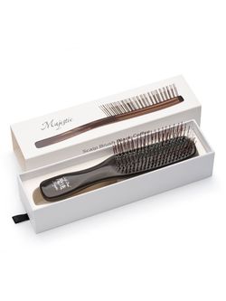 Расческа Majestic Scalp Brush черный кофе