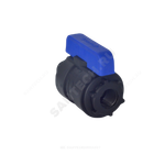 Кран шаровой компрессионный ПЭ Ду 16 3/4"x3/4" НР/ВР Ру16 VALFEX 1210016034034