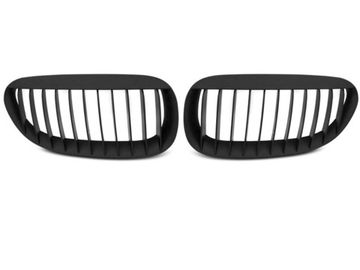 Решетка (ноздри) радиатора BLACK MATT для BMW 6 E63 E64