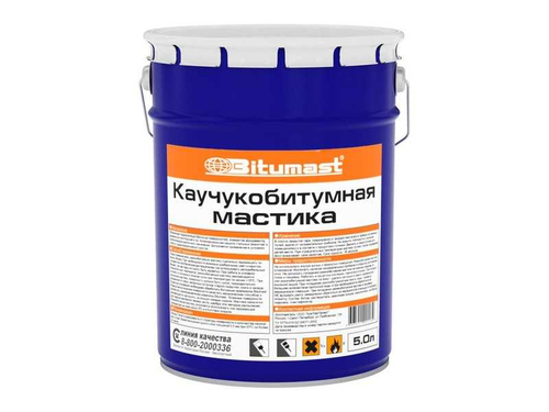 БИТУМАСТ Мастика каучукобитумная (5л) металлическое ведро