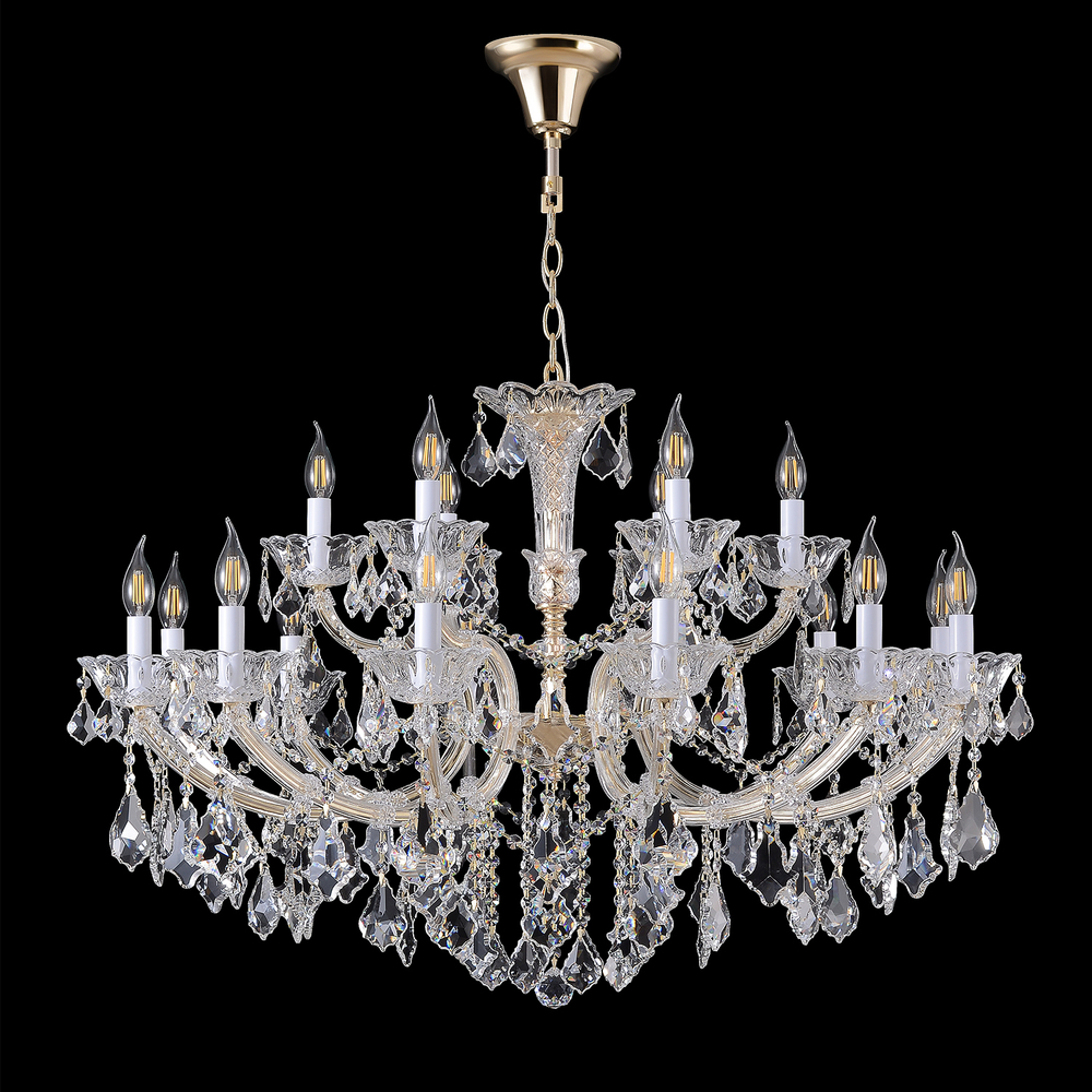 Люстра Crystal Lux CRISTELLE SP12+6 GOLD