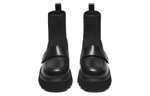 BASTO Cow Leather Ankle Boots 5.5cm Women"s Black