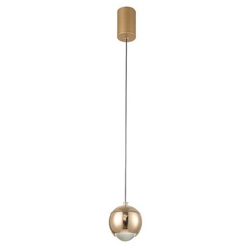 Светильник подвесной 4,6W 4000K CARO SP LED GOLD золотой Crystal Lux
