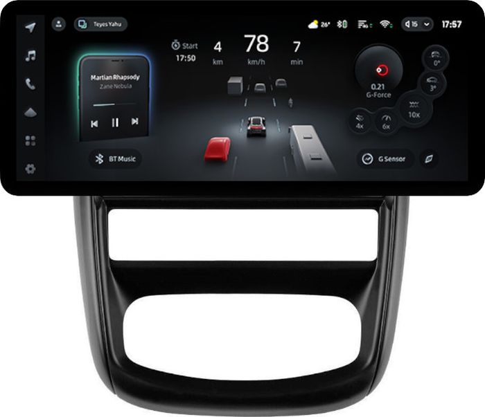 Магнитола для Nissan Terrano 2014-2022 (штатная КЗВ) - Teyes CC4PRO монитор 12.3" 2K QLED + рамка 10, Android 13, Быстрейшая, Snapdragon 778G, ИИ, CarPlay, DSP, 4G SIM-слот