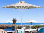 Зонт профессиональный Ø3.5 м Scolaro Rimini Standard, белый, слоновая кость