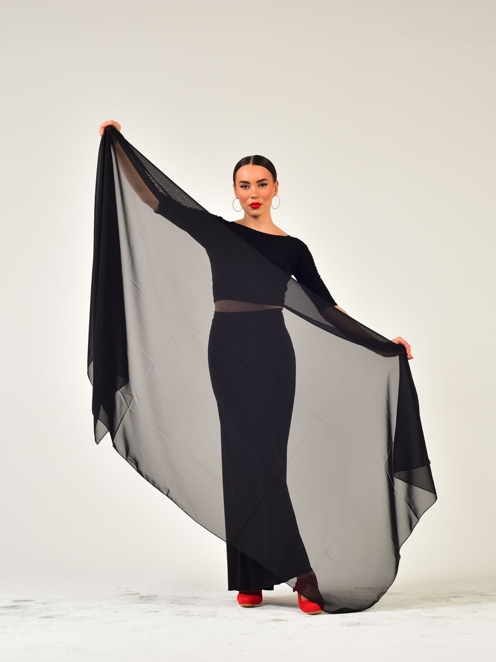 Шаль для восточных танцев Dance Every Wear SM7907 037, чёрный