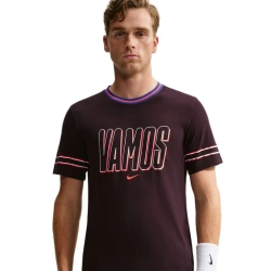 Теннисная футболка Nike Court Dri-Fit Carlos - burgundy ash