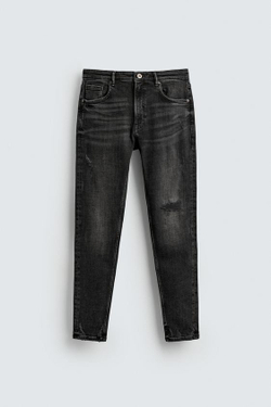 ZARA ДЖИНСЫ SKINNY FIT, УГОЛЬНЫЙ