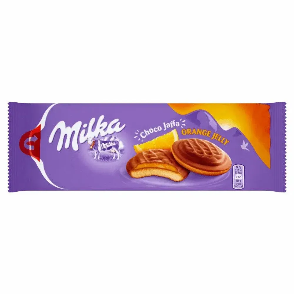 Печенье Милка Джаффа апельсин 147г