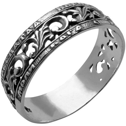 Кольцо из серебра/Чернение
