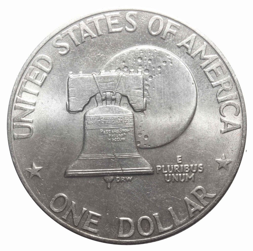 1 доллар 1976 год, США, Эйзенхауэр, Колокол Свободы XF