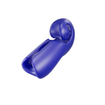 Синий мастурбатор SVibe Evo с вибрацией (Цвет: синий)