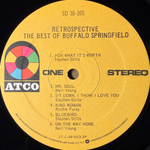 Buffalo Springfield ‎– Retrospective - The Best Of Buffalo Springfield (США 1977г.)