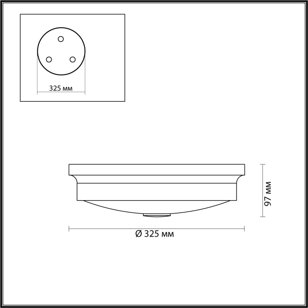 4824/3C ODL Светильник E14 3*40Вт 220В IP20 WALLI