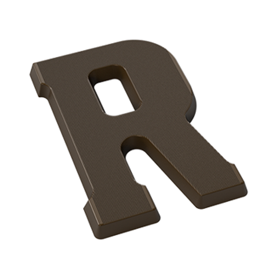 Форма для шоколадных фигур "Буквы" - R (275*135мм)