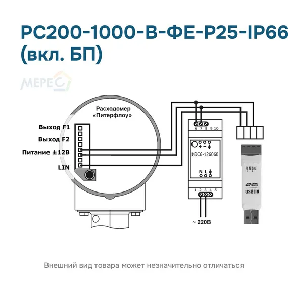 РС200-1000-В-ФЕ-Р25-IP66 (вкл. БП)
