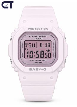 Casio BGD-565SC-4BDR женские часы — розовая ударопрочная модель BABY-G с перламутровым акцентом
