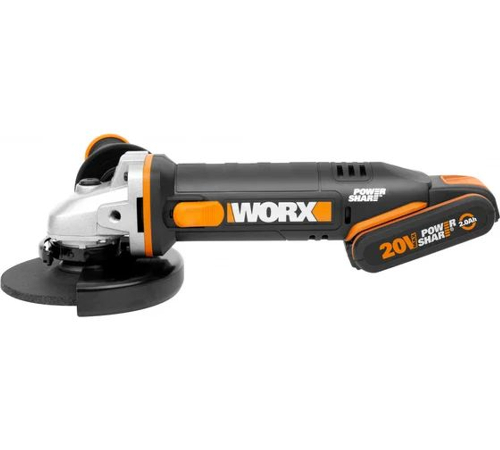 Аккумуляторная угловая шлифмашина WORX WX803